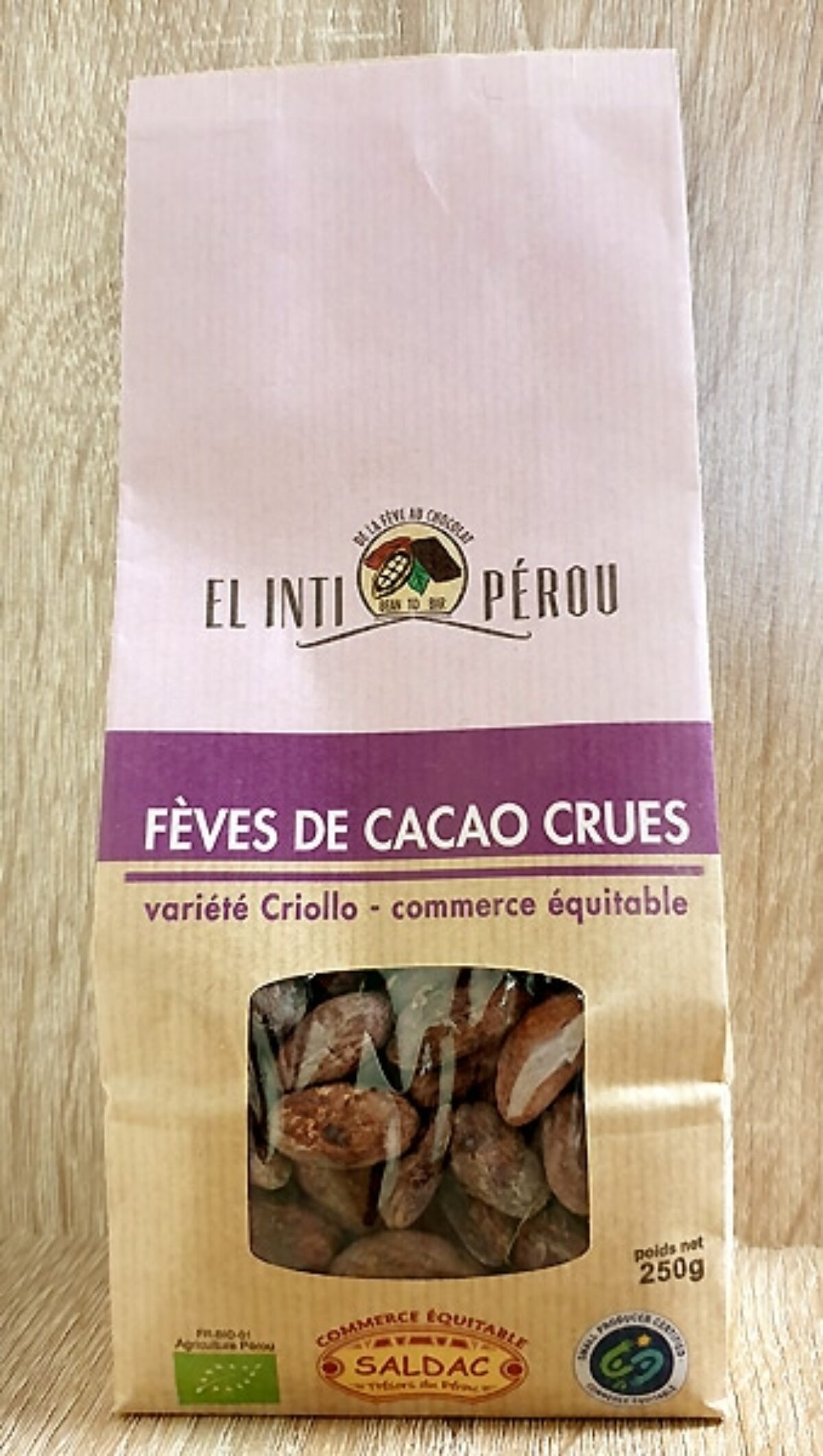 Fèves de cacao crues de Madagascar