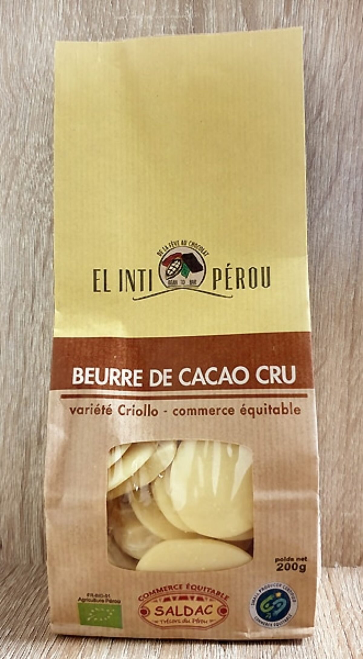 La Goutte d'or inc - Beurre de cacao 200g