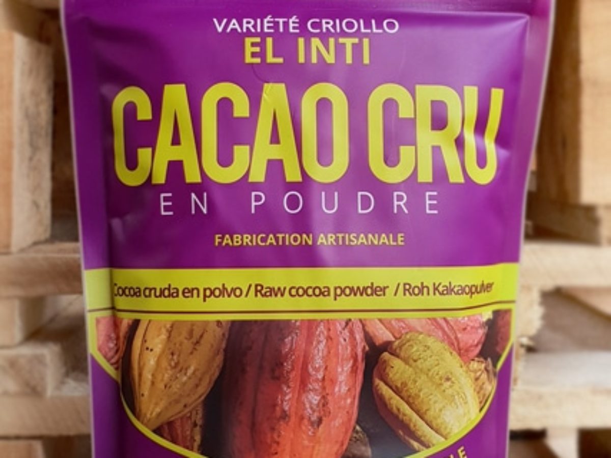Beurre de cacao cru en palets, bio, 200 g - Saldac