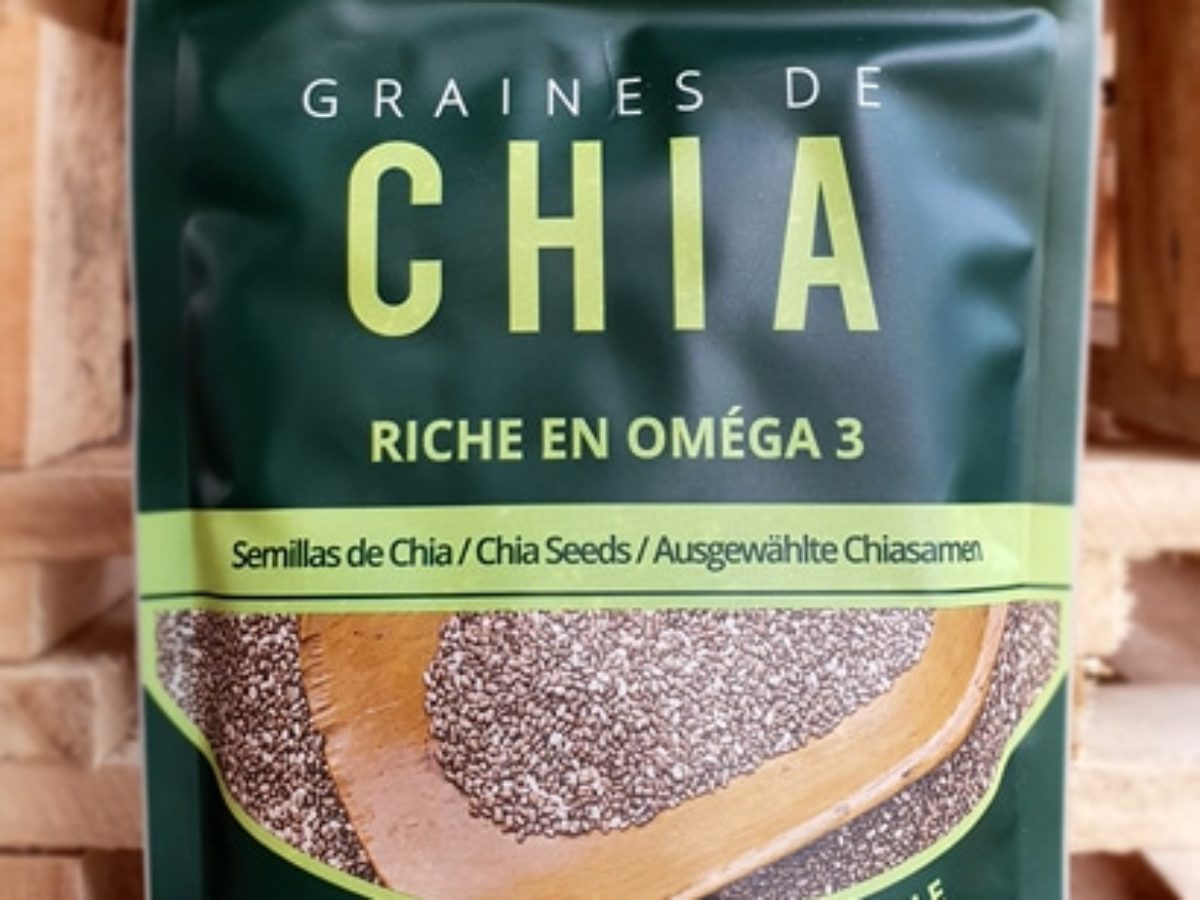 Graines de Chia Bio du Pérou - Sachet de 250 g