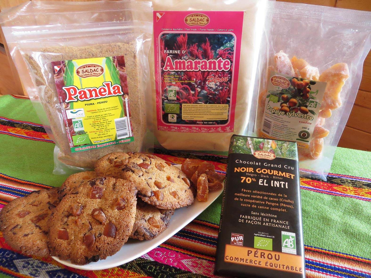 Cookie des Incas - Commerce Equitable - SALDAC