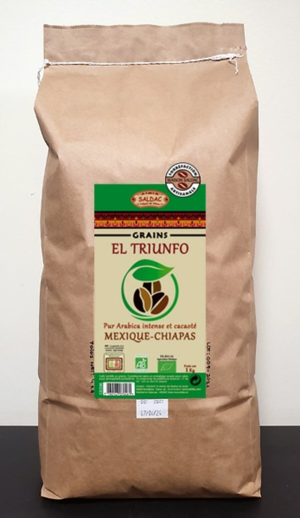 Café en grains Mexique El Triunfo Malongo