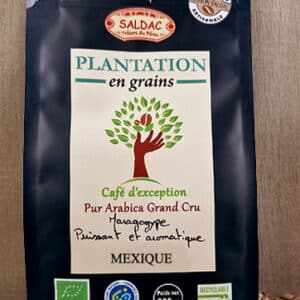Café FINCA - Maragogype bio - Mexique 1 500 m d'altitude, 250 gr en grain.