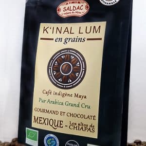 Café K'INAL LUM des Terres Indigènes - Mexique - grains - biologique - Paquet de 250 g